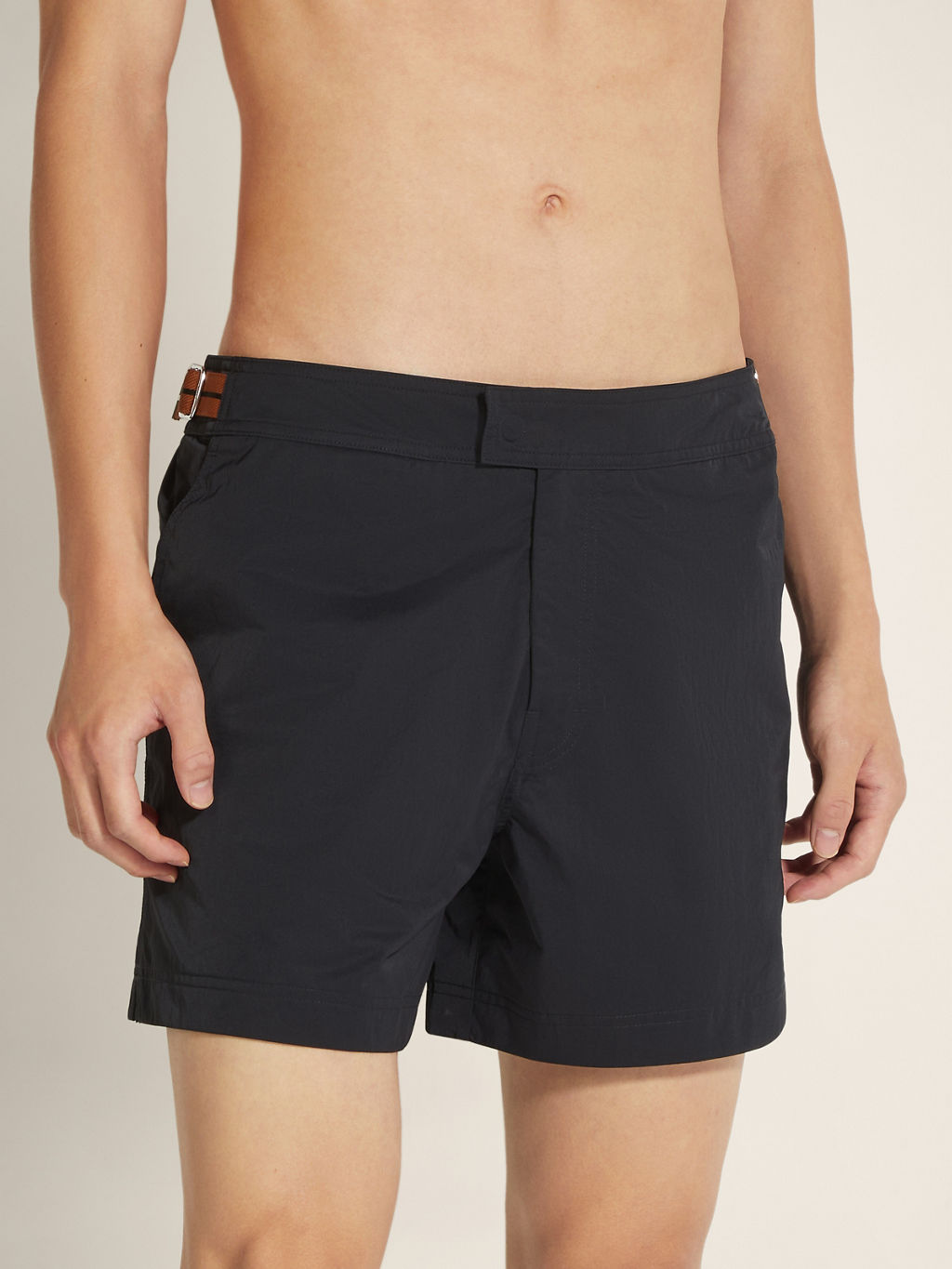Zegna 232 Road Brand Mark Swim Trunks by Zegna