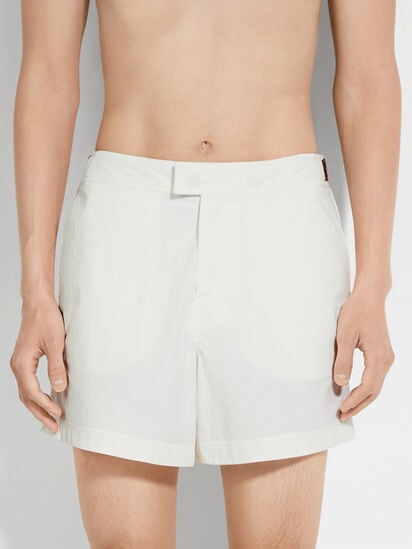 ZEGNA 232 Road Brand Mark Swim Trunks SS25 30171648 | Zegna ROW