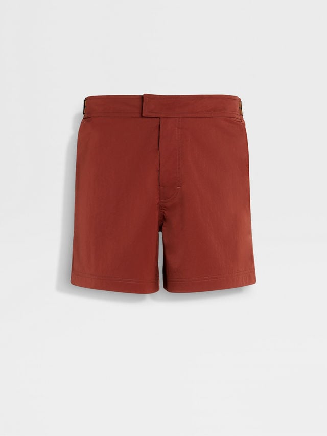 Zegna 232 Road Brand Mark Swim Trunks Main product photo