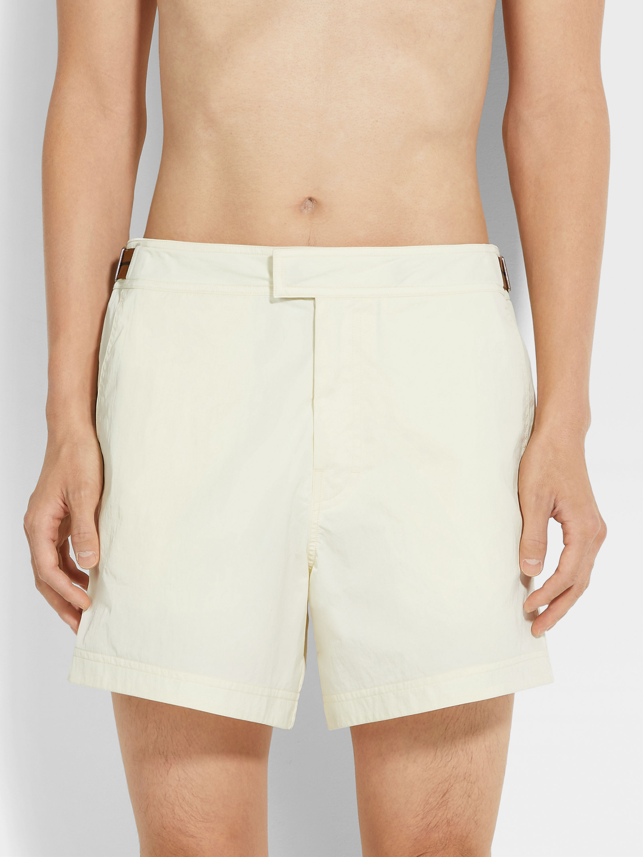 Zegna 232 Road Brand Mark Swim Trunks Product detail photo #1