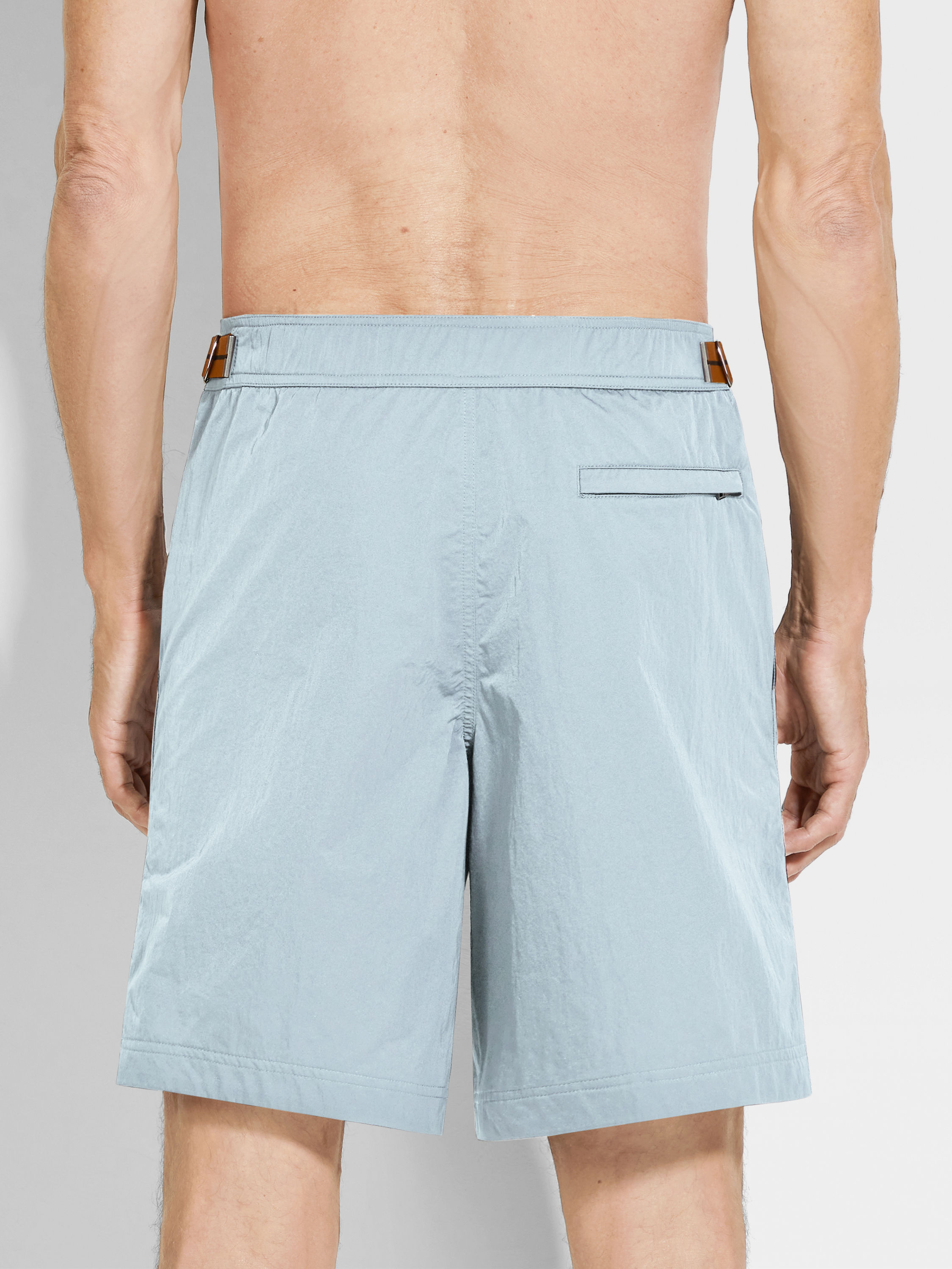 Zegna 232 Road Brand Mark Swim Trunks Product detail photo #2
