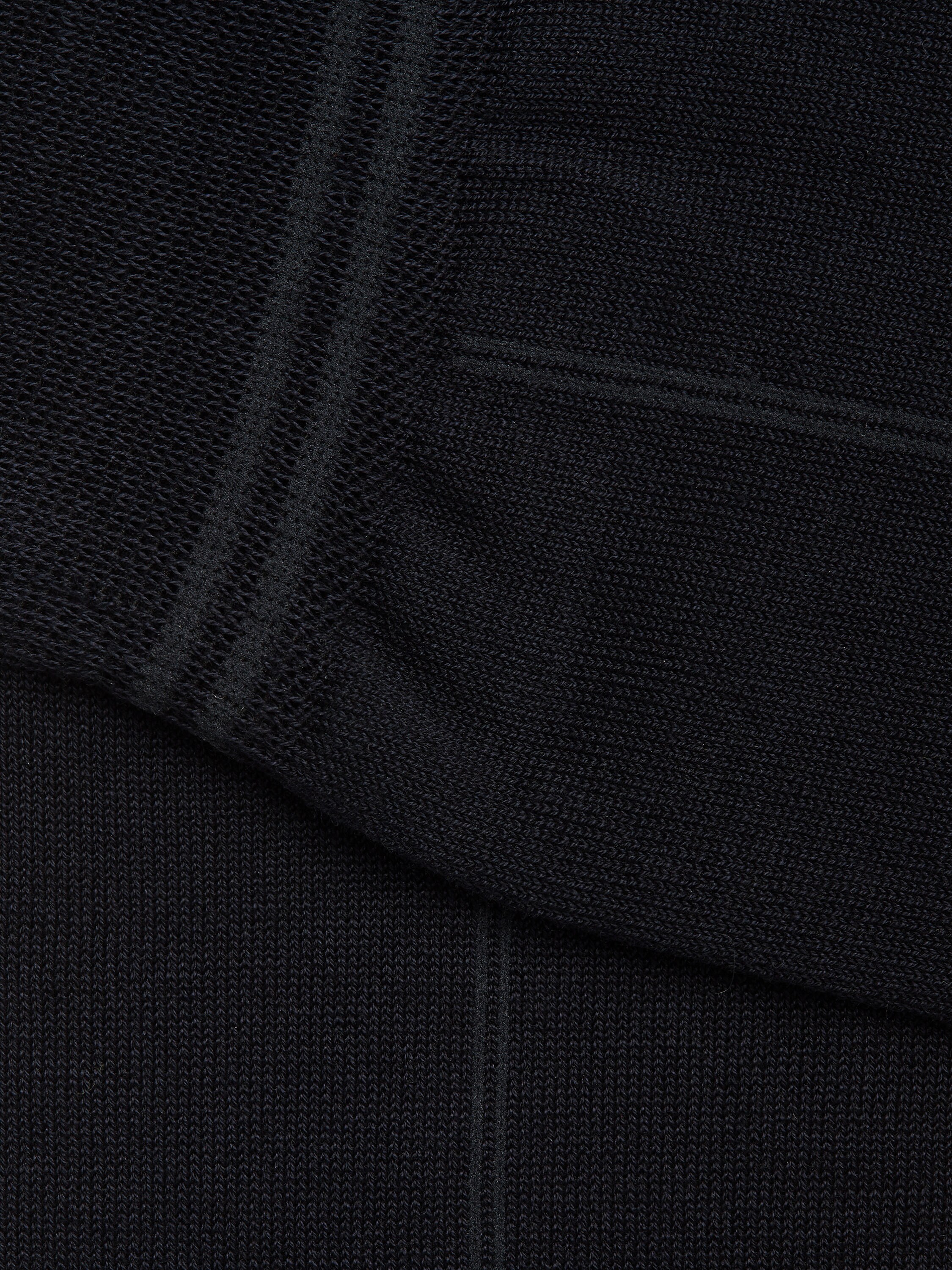 Navy Blue Cotton Blend Socks Product detail photo #1