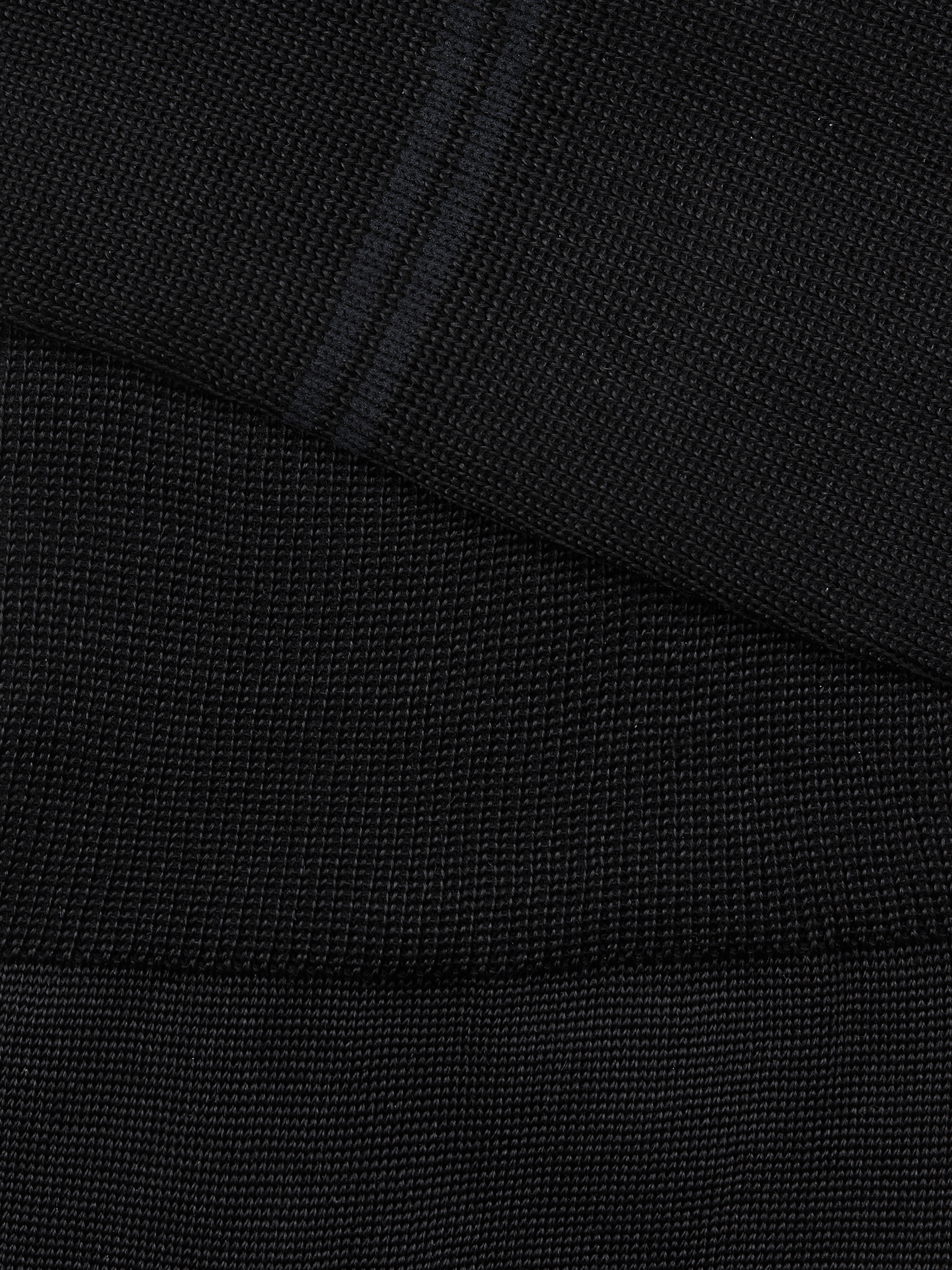 Black Silk Blend Socks Product detail photo #1