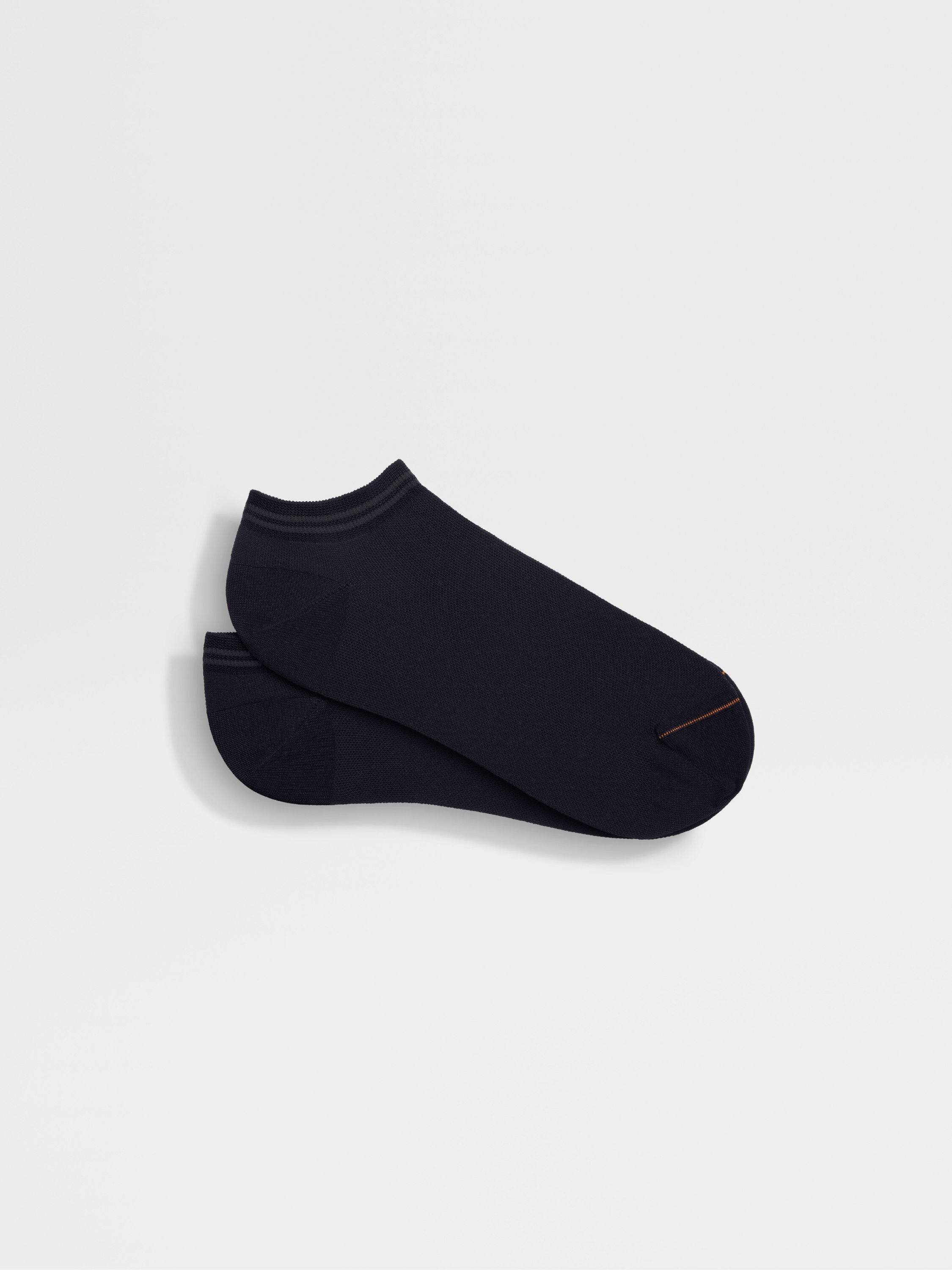 Navy Blue Cotton Blend Socks Main product photo