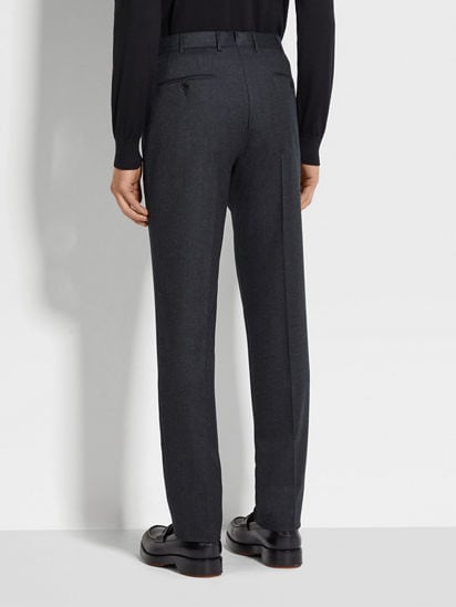 Dark Grey Wool Pants SS25 22455891 | Zegna NL Dark Grey Wool Pants SS25 22455891 | Zegna NL