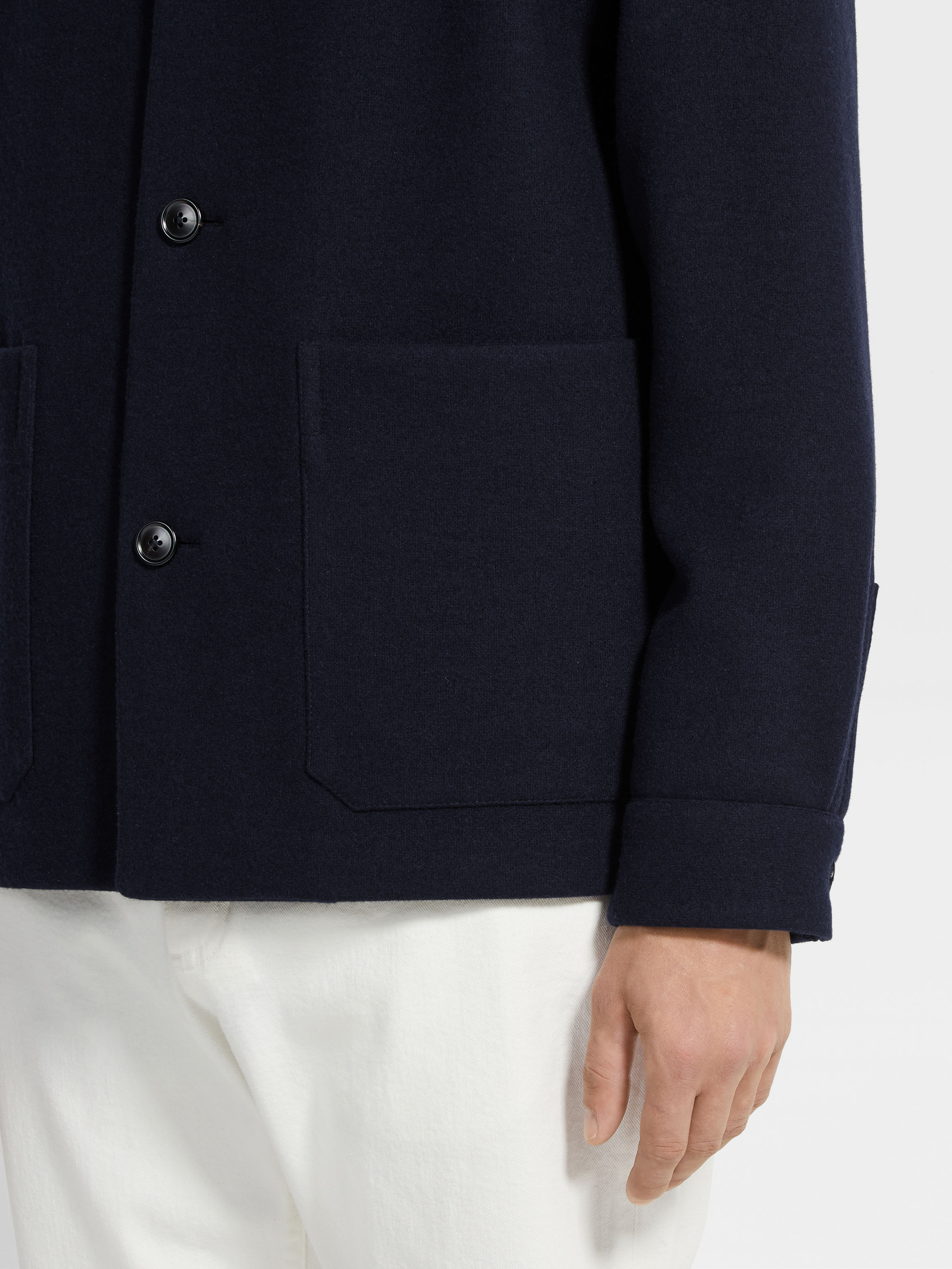 Jerseywear Wool and Cashmere Alpe Chore Jacket Product detail photo #2