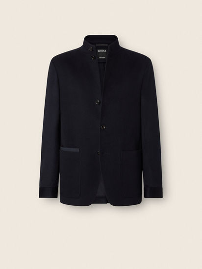 conte ジャケット Navy Blue Oasi Cashmere Il Conte Jacket FW26 39316633 | Zegna NL