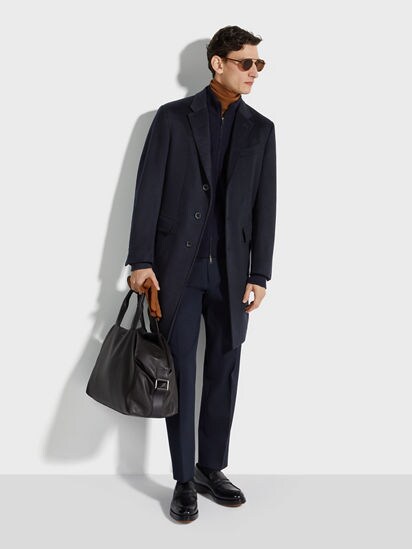 Navy shop blue overcoat