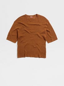 ワインカラー　ZEGNA 旧モデルTシャツ