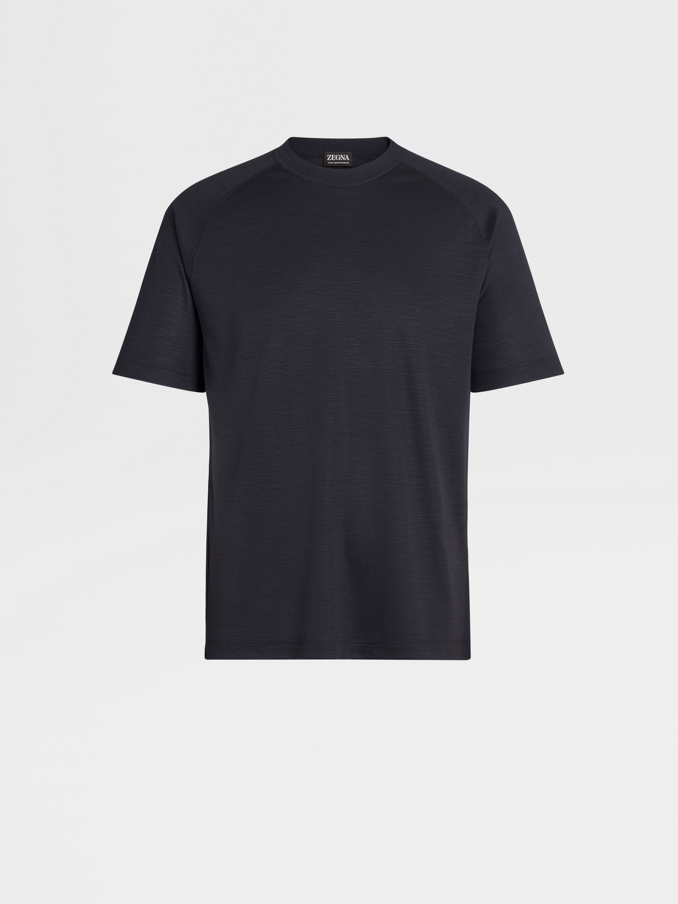 Navy Blue High Performance™ Wool Short-sleeve T-Shirt