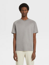 ZEGNA Cotton-Piqué T-Shirt for Men