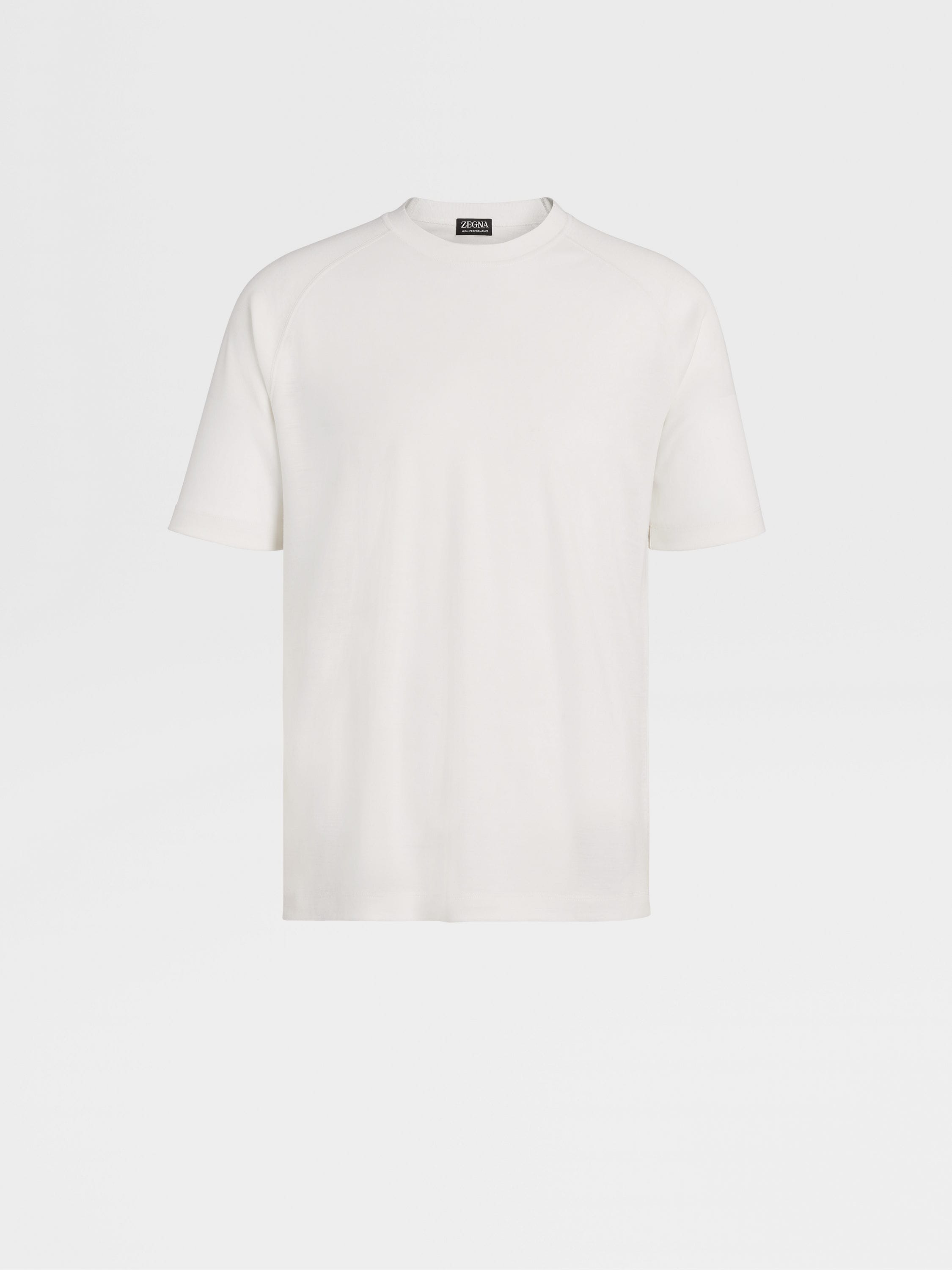 White High Performance™ Wool Short-sleeve T-Shirt FW23 22125272 | Zegna GB