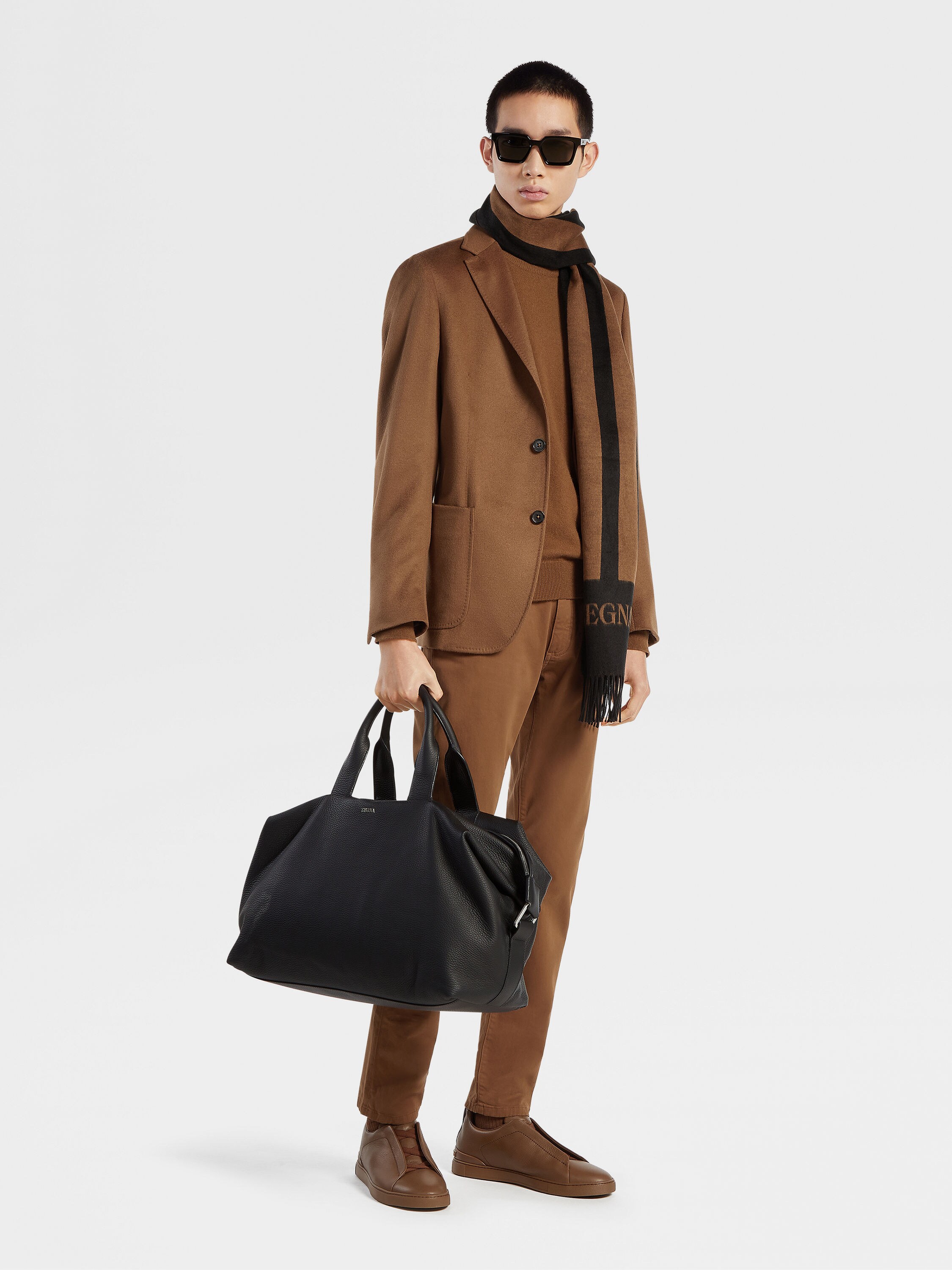 Hemdjacke aus Oasi Cashmere in Dunklem Foliage Detailfoto #1 des Produkts