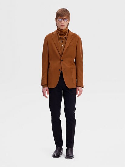 Dark Foliage Oasi Cashmere Shirt Jacket FW25 22377421 | Zegna CH