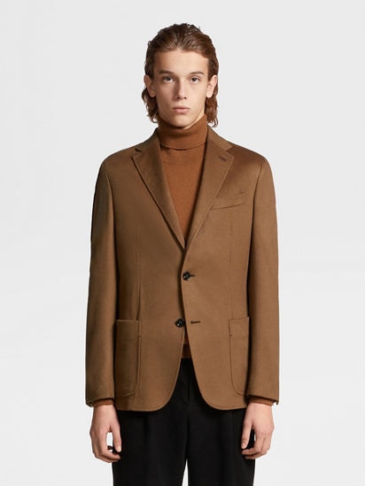 Dark Foliage Oasi Cashmere Shirt Jacket FW24 23209964 | Zegna US Dark Foliage Oasi Cashmere Shirt Jacket FW24 23209964 | Zegna US