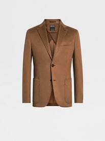 Z Zegna キャメル シルク ジャケット 54L メンズ ブレザー、スポーツコート、ディナージャケット | ZEGNA JP