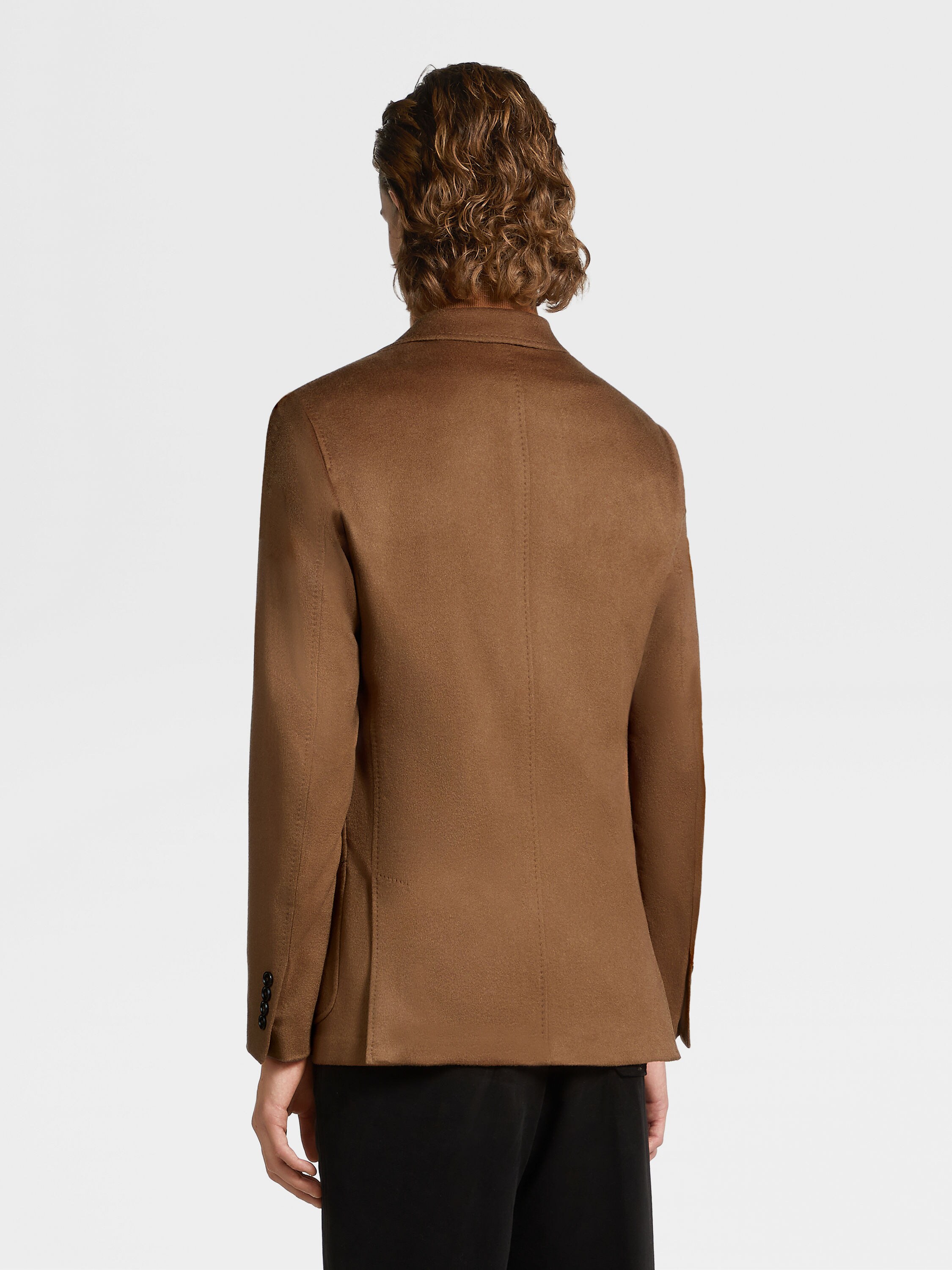 Dark Foliage Oasi Cashmere Shirt Jacket Product detail photo #4