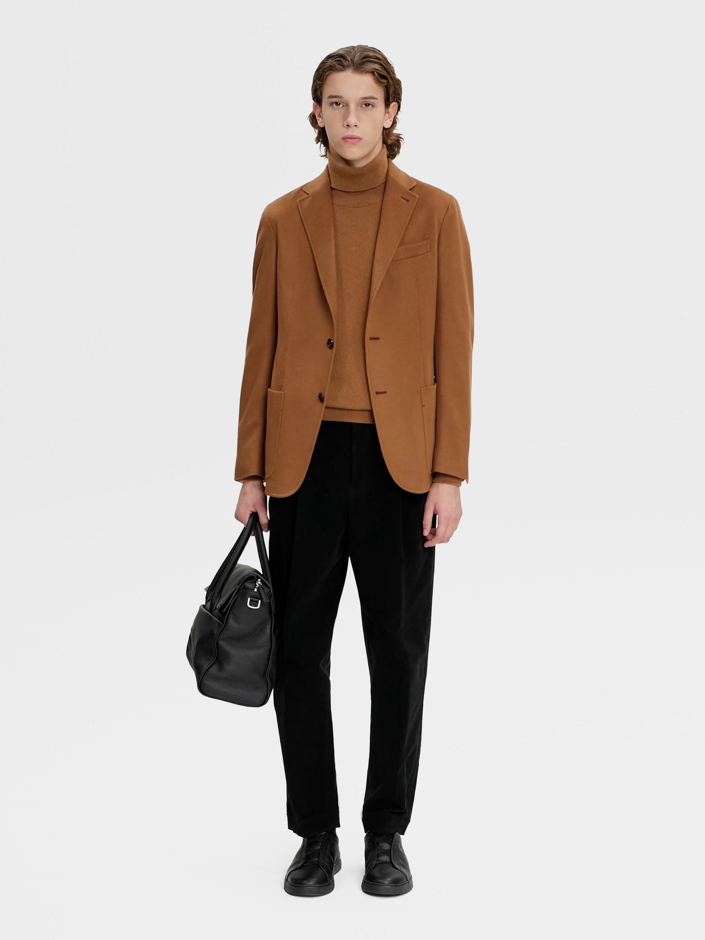 Dark Foliage Oasi Cashmere Shirt Jacket FW24 23209964 | Zegna US Dark Foliage Oasi Cashmere Shirt Jacket FW24 23209964 | Zegna US