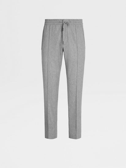 Sweatpants - Light gray melange - Men