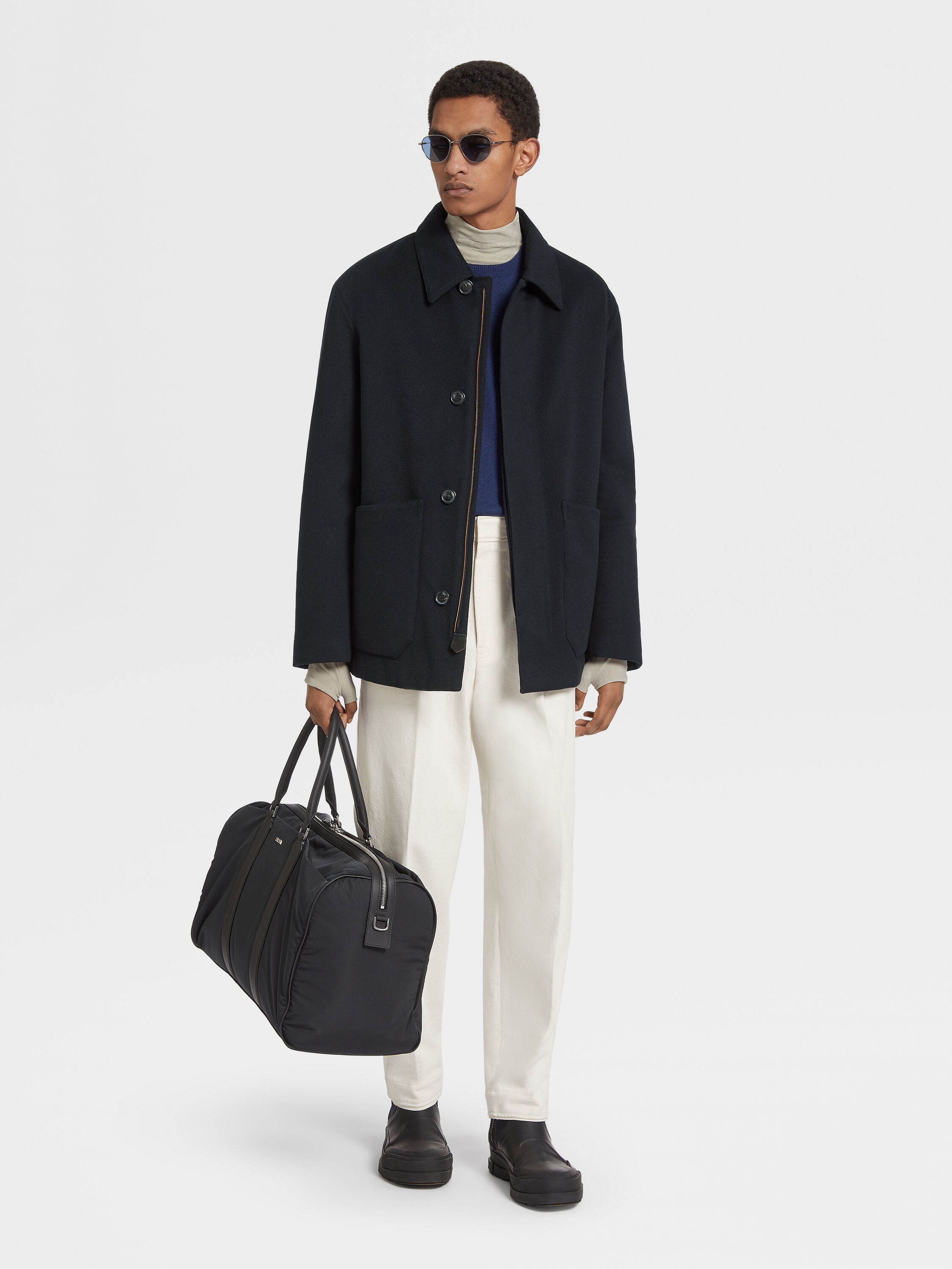 Oasi Cashmere Chore Coat Product detail photo #1