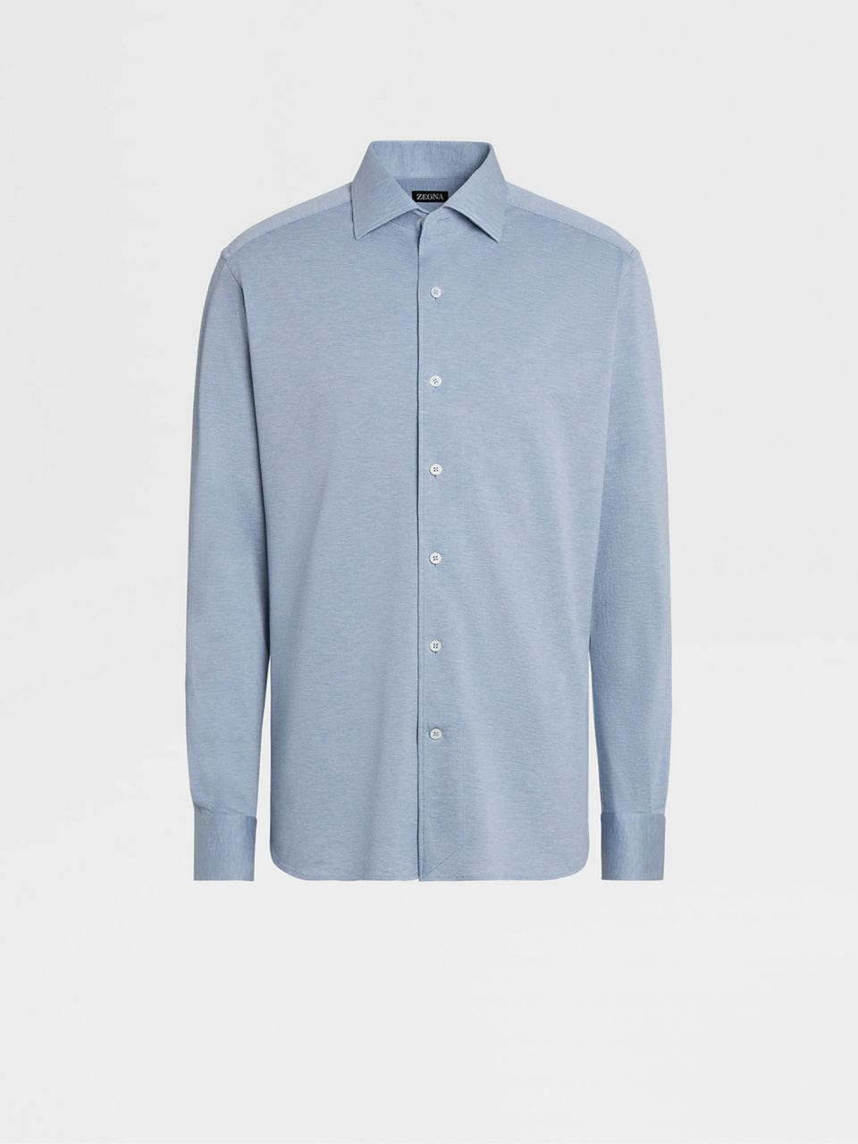 Zegna cotton jersey shirt - Blue