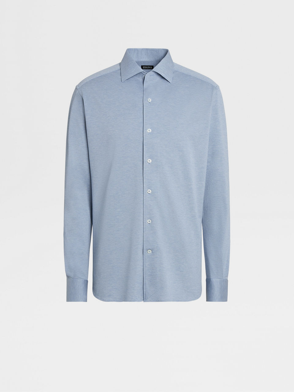 Zegna cotton jersey shirt - Blue