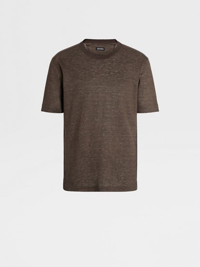 Zegna linen discount t shirt