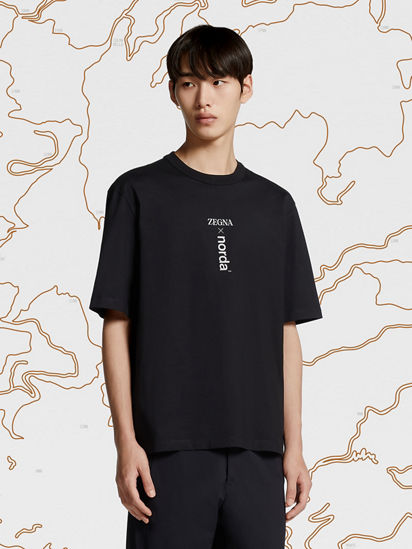 ZEGNA x norda™ Black #UseTheExisting™ Cotton T-shirt FW23 26580940