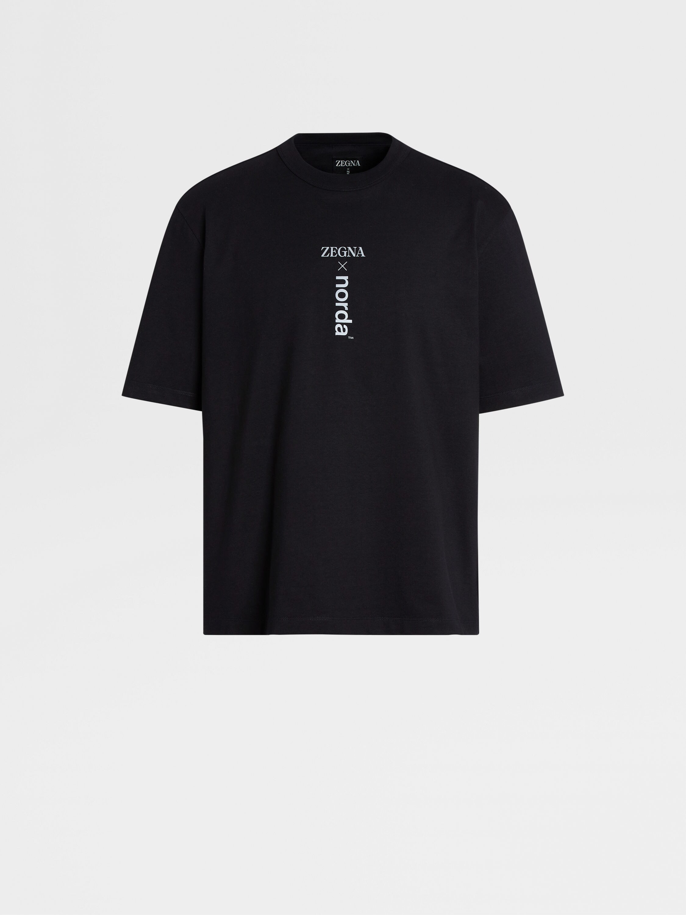 ZEGNA x norda™ ブラック #UseTheExisting™ コットン Tシャツ SS24 ...