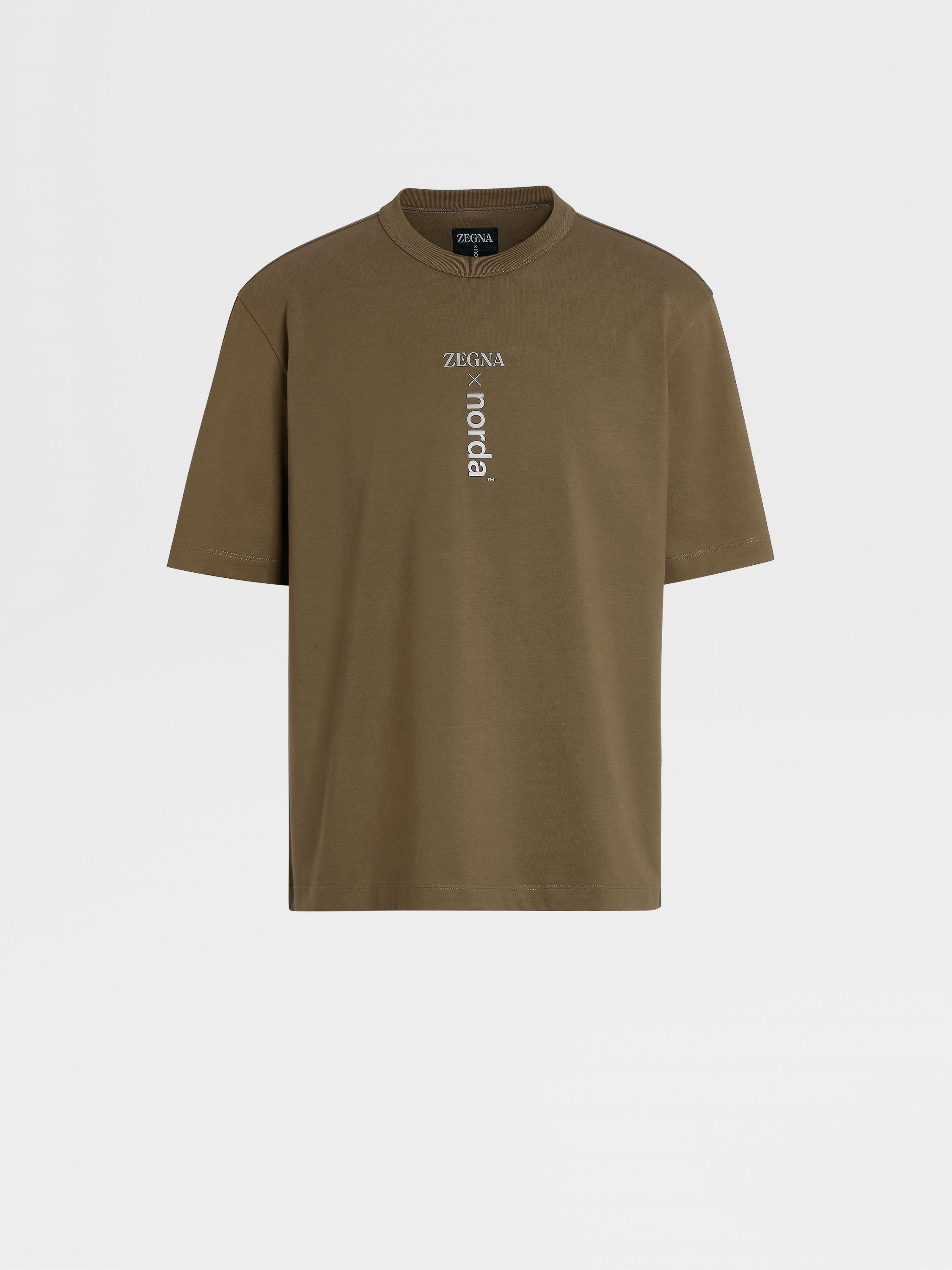 ZEGNA x norda™ オリーブグリーン #UseTheExisting™ コットン Tシャツ