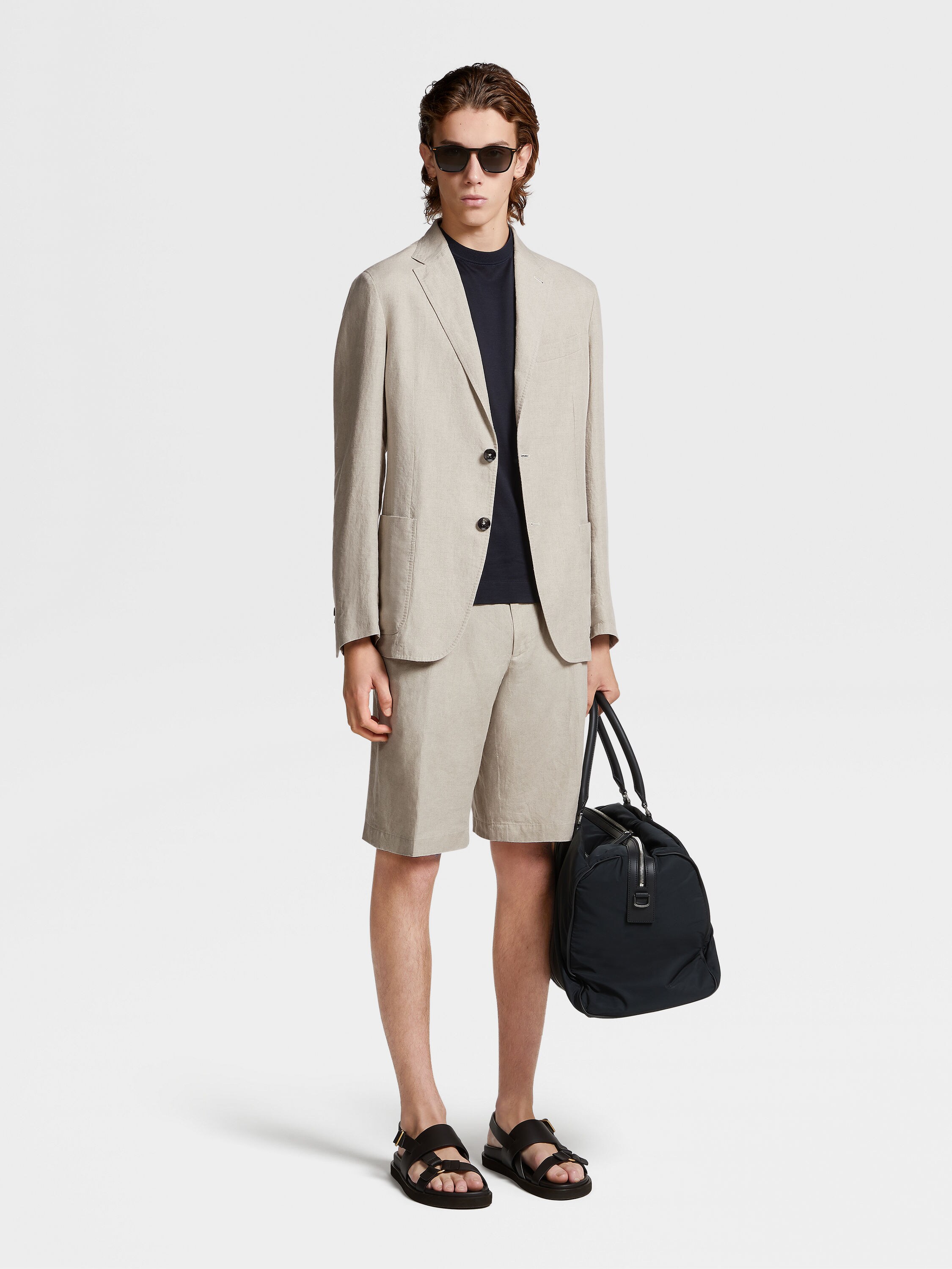 海軍藍 Leggerissimo 棉絲 T 恤 產品細節圖 #4