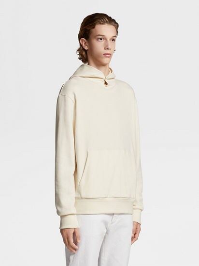 Cream best sale cashmere hoodie