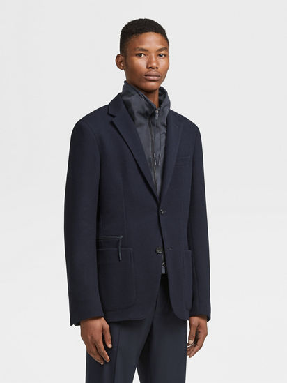 Navy Blue High Performance™ Jersey Jacket SS25 25591897 Navy Blue High Performance™ Jersey Jacket SS25 25591897