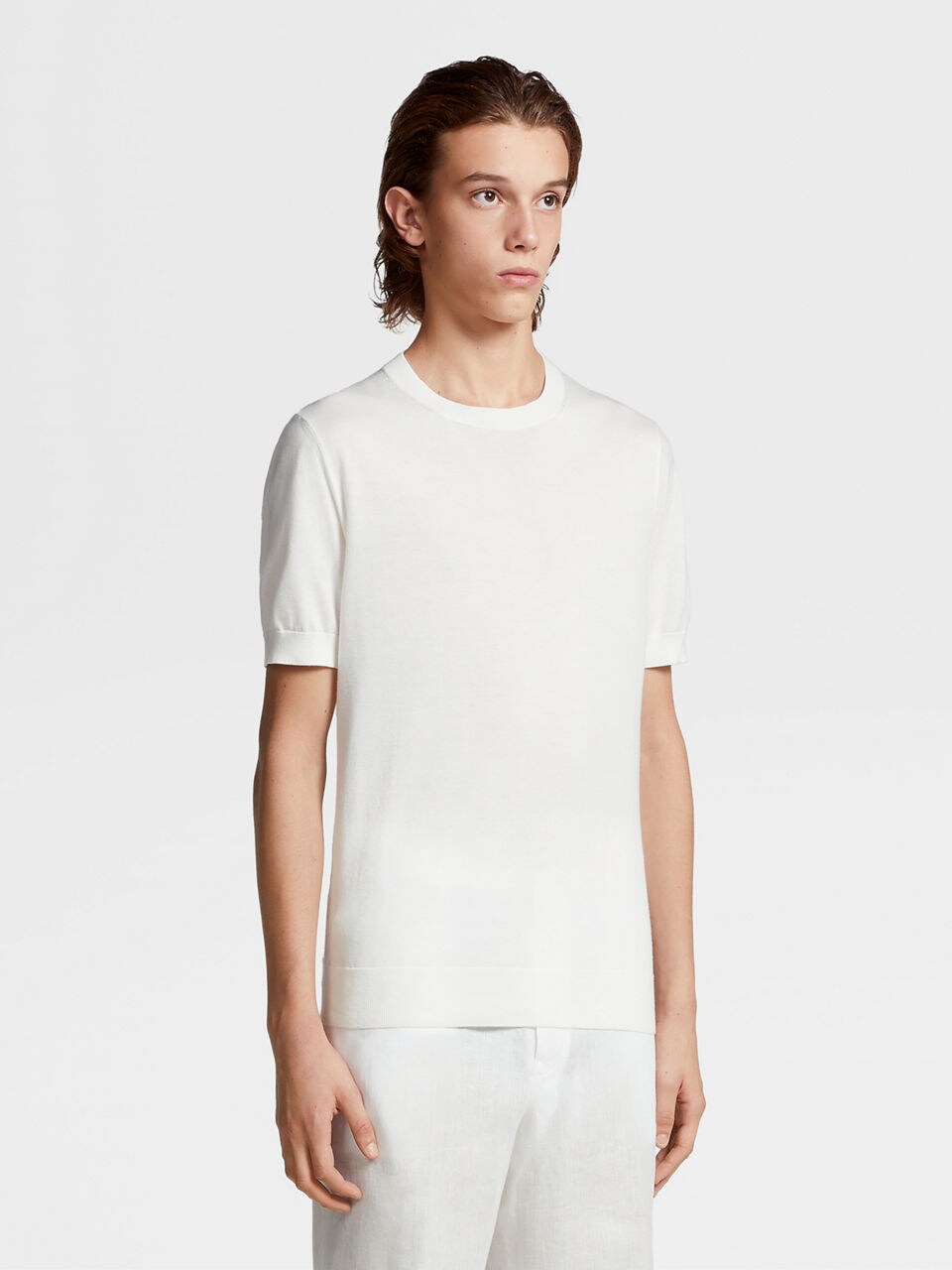 white premium t shirt