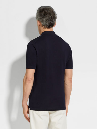 極美品 City ポロシャツ Ermenegildo Zegna ネイビー