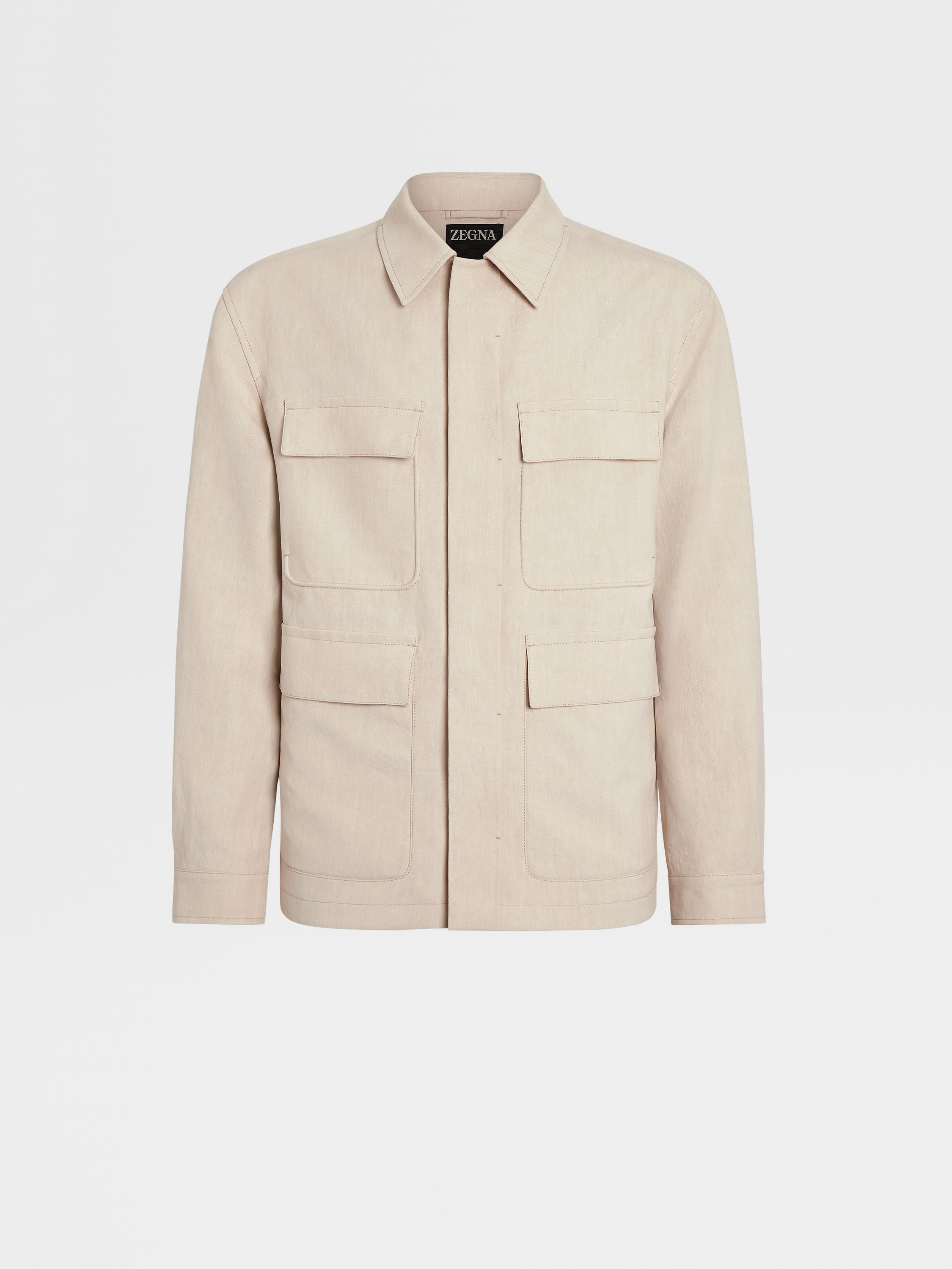 Pure Linen Field Jacket SS24 26557346 Zegna KR