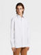Chemise Manches Longues en Lin Pur Blanc Photo #1 de détail du produit