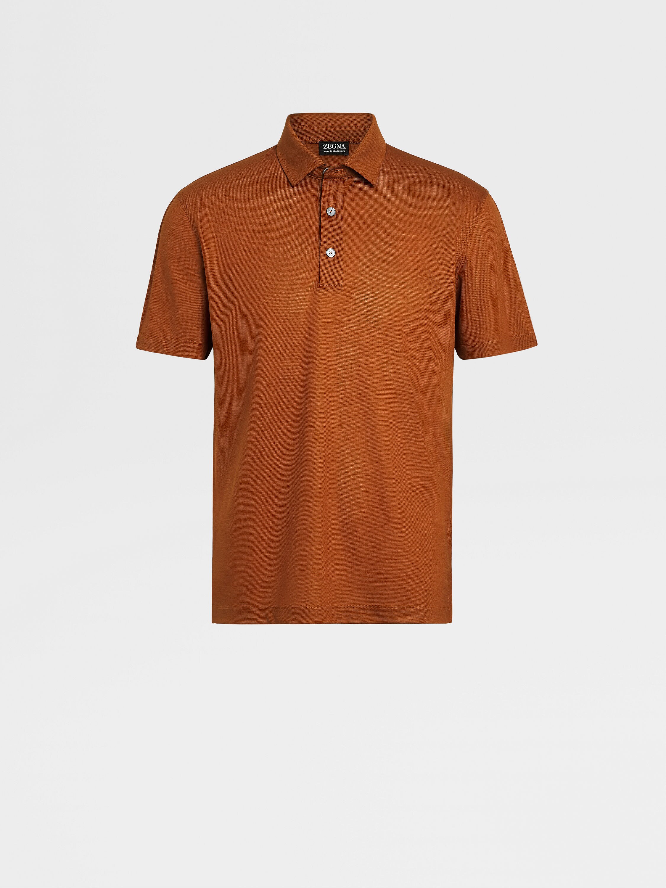 Bright Foliage High Performance™ Wool Piquet Polo Shirt FW23