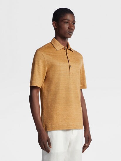 Peach polo sale shirt