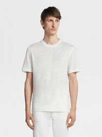 ZEGNA Cotton-Piqué T-Shirt for Men