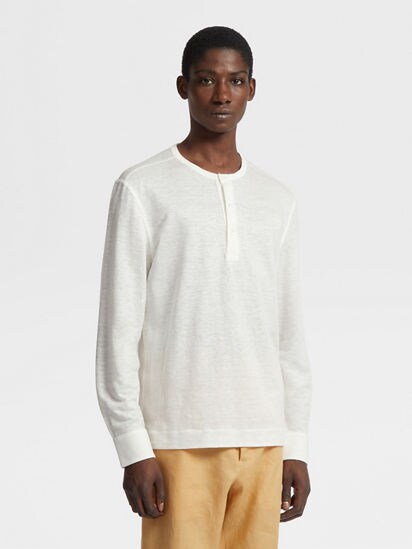 LINEN HENLEY