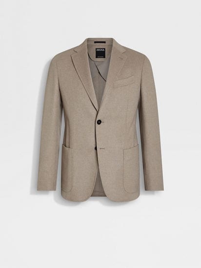 Taupe Oasi Cashmere Jacket