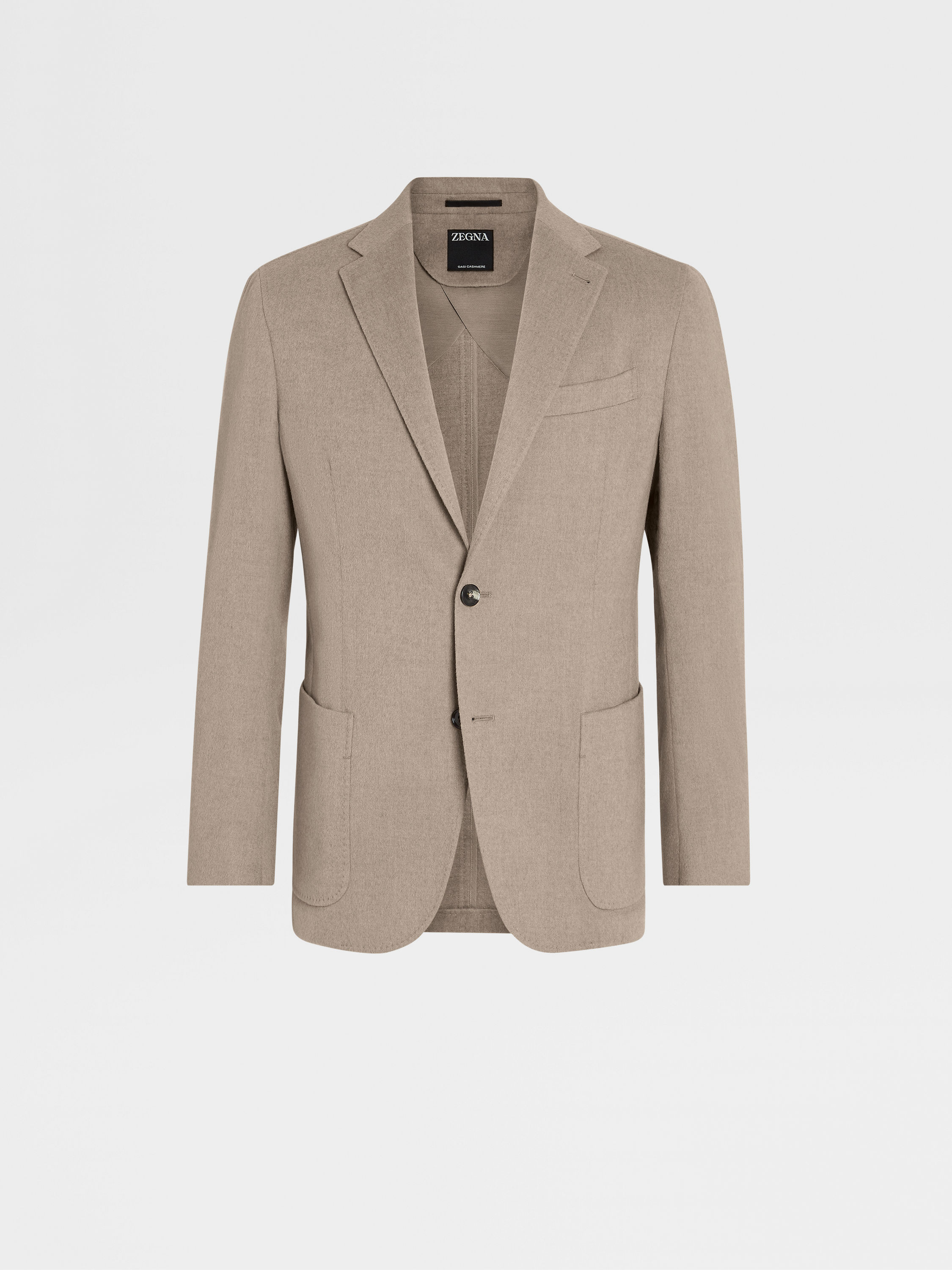 Taupe Oasi Cashmere Shirt Jacket