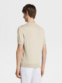 T-shirt noir classique Zegna en coton un basique incontournable