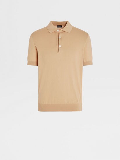 Peach cheap polo shirt