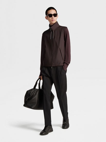 ブラック コットン&ウール混紡パンツ SS25 28048590 | Zegna JP ブラック コットン&ウール混紡パンツ SS25 28048590 | Zegna JP