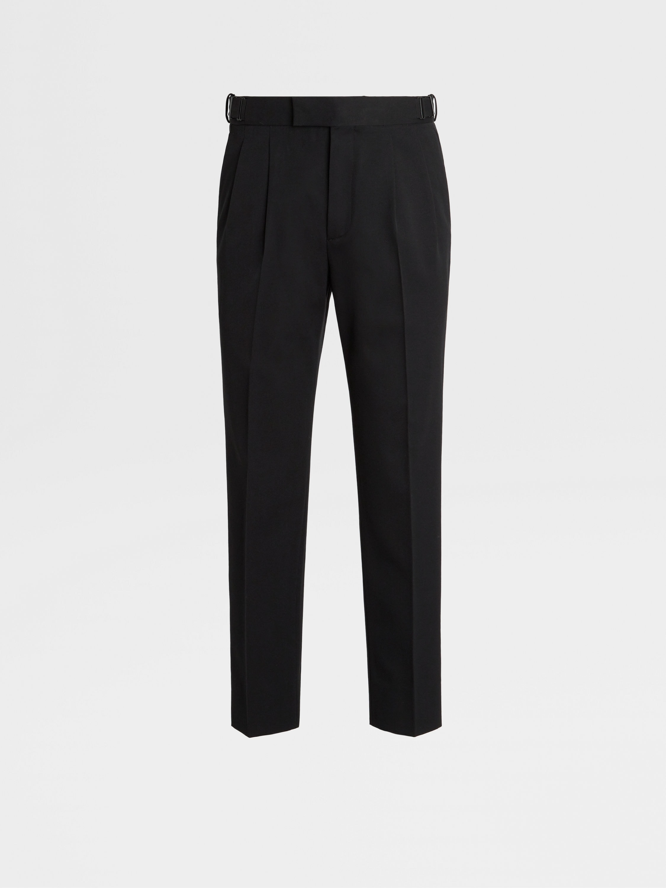 Black Cotton and Wool Pants SS25 28048590 | Zegna JP Black Cotton and Wool Pants SS25 28048590 | Zegna JP