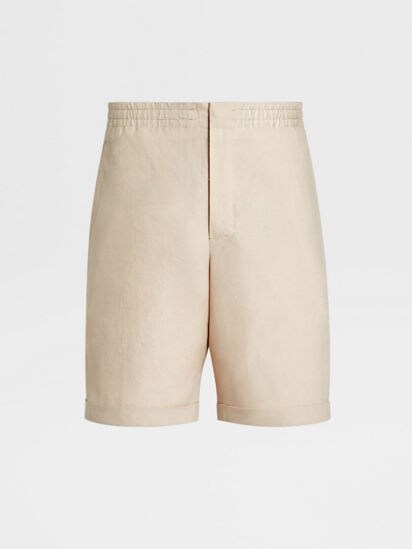 Linen shorts outlet online