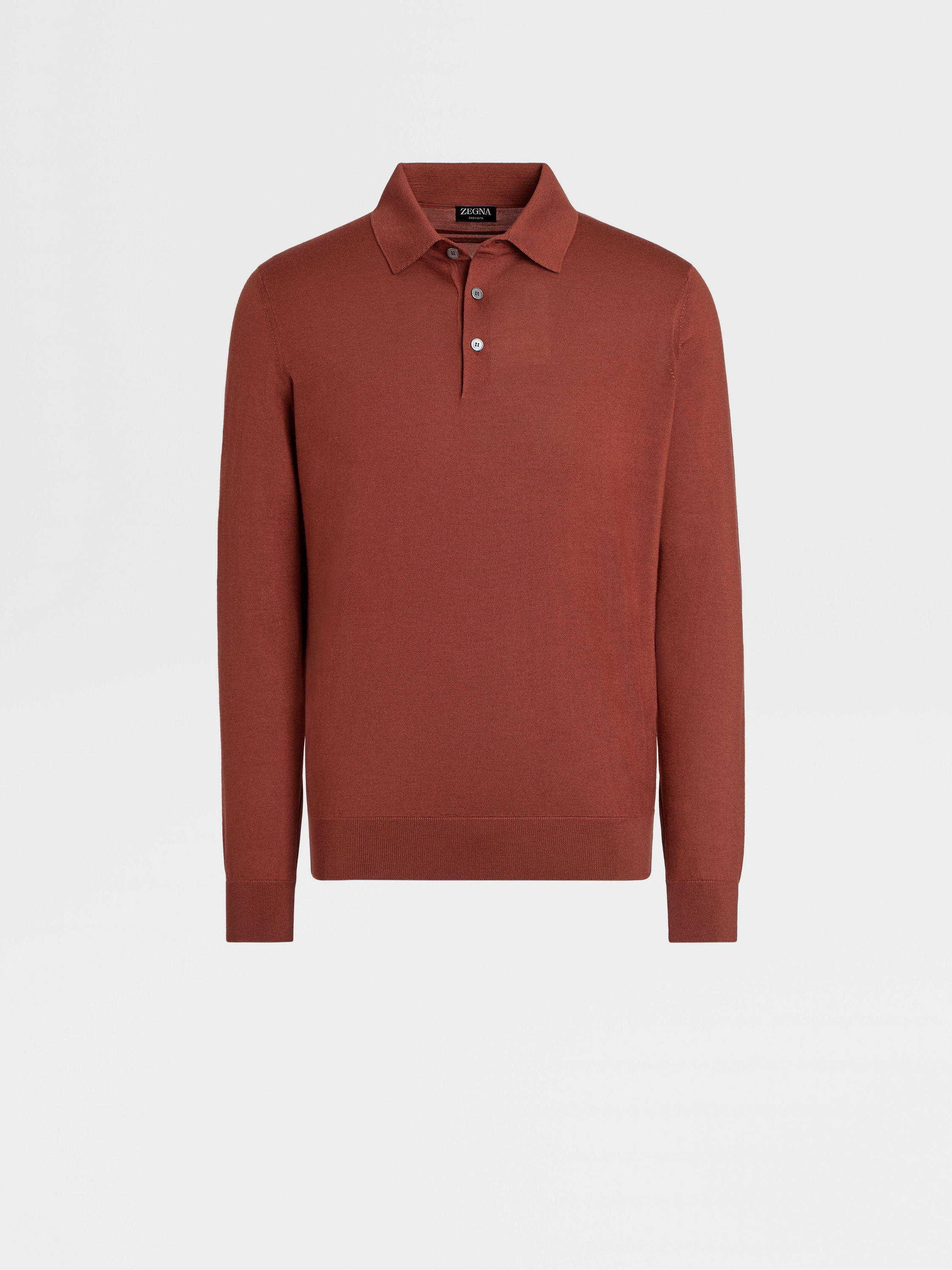 Zegna long discount sleeve polo shirt