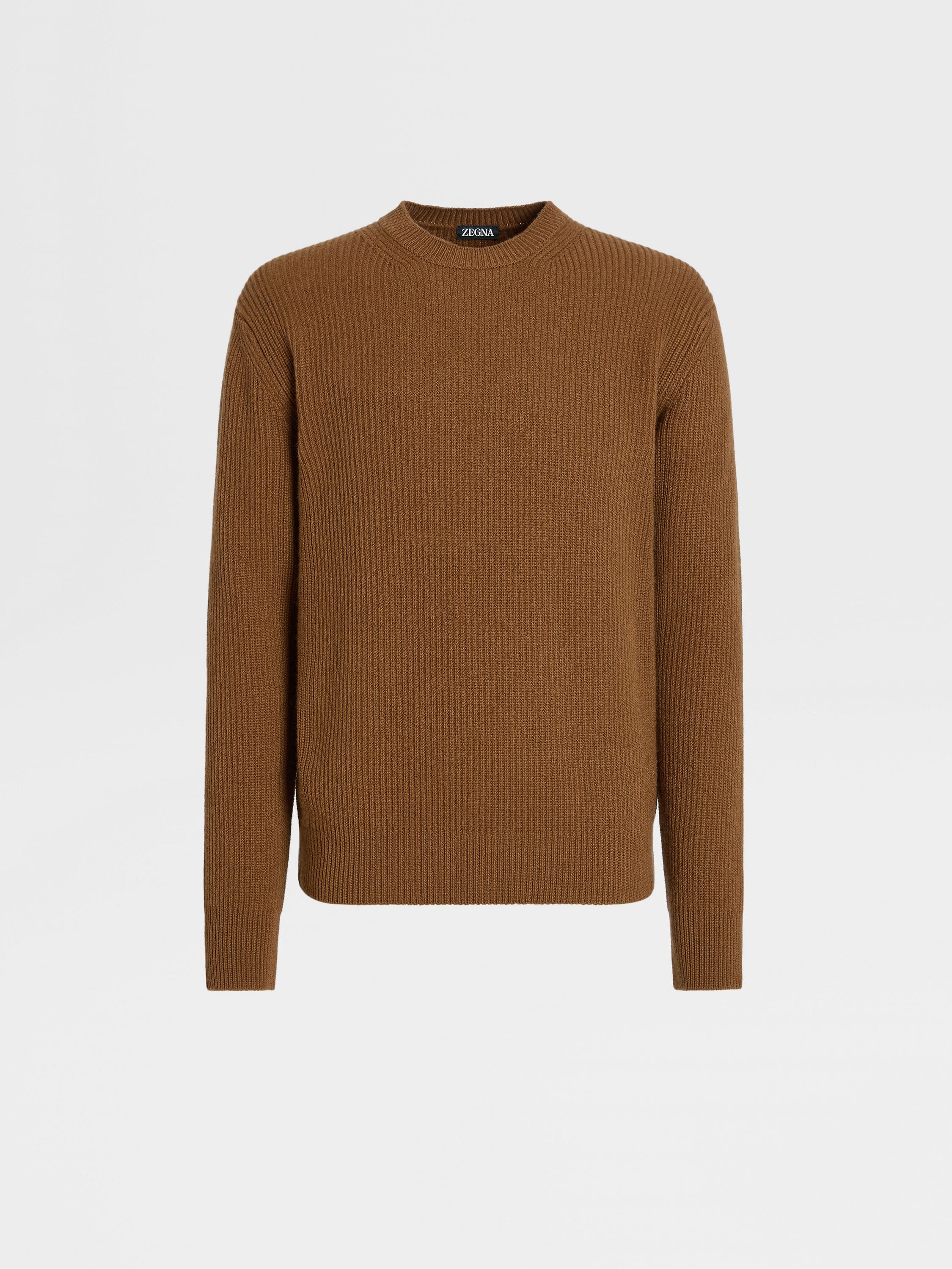 Dark Foliage Mélange Oasi Cashmere Crewneck